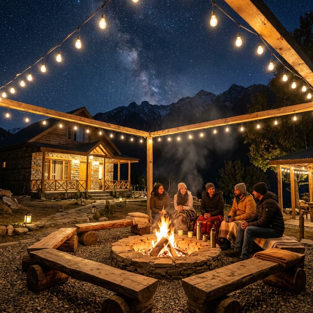 Bonfire Night at NEW ROSE VALLEY HOTEL BATAKUNDI